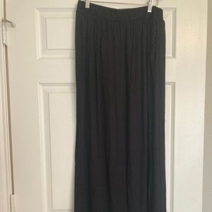 Black maxi skirt